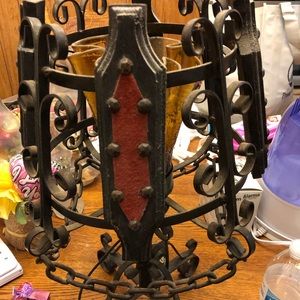 Wrought iron Spanish style chained Lamp